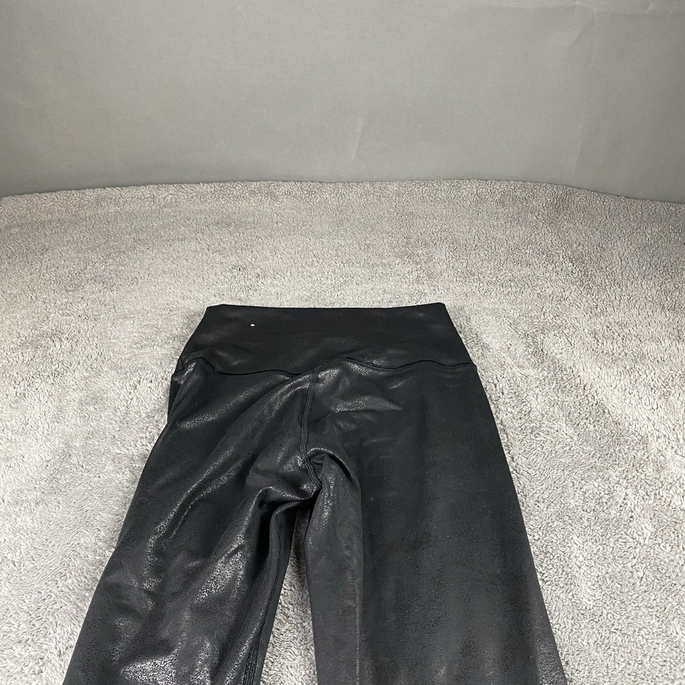 OFFLINE Aerie Legging Mid Rise Womens‎ Small Black Faux Leather - Picture 10 of 12